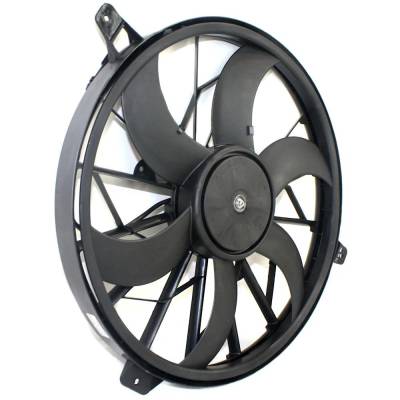 Rareelectrical - New Single Cooling Fan Assembly Compatible With Jeep Grand Cherokee Limited 8 Cyl 4.7L Grand - Image 3