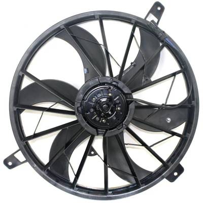 Rareelectrical - New Single Cooling Fan Assembly Compatible With Jeep Grand Cherokee Laredo 8 Cyl 4.7L Liberty Sport - Image 5