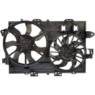 New Dual Cooling Fan Assembly Compatible With Chevrolet Pontiac Equinox Ls 6 Cyl 3.4L Torrent Sport