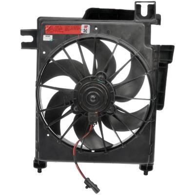 New 12V Cooling Fan Assembly Compatible With Dodge Ram 1500 Slt 6 Cyl 3.7L Ram 1500 Trx4 8 Cyl 5.7L