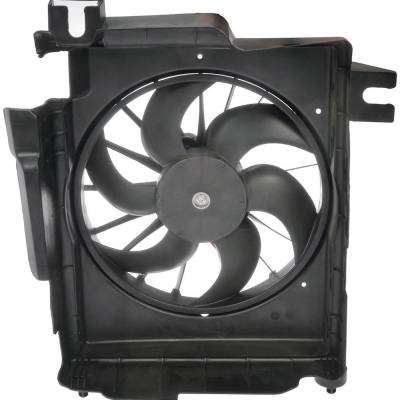 Rareelectrical - New 12V Cooling Fan Assembly Compatible With Dodge Ram 1500 Laramie 8 Cyl 5.9L Ram 2500 Trx4 8 Cyl - Image 2