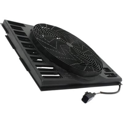 Rareelectrical - New Condenser Cooling Fan Assembly Compatible With Bmw 750Li Base 8 Cyl 4.8L 745I Base 8 Cyl 4.4L - Image 3