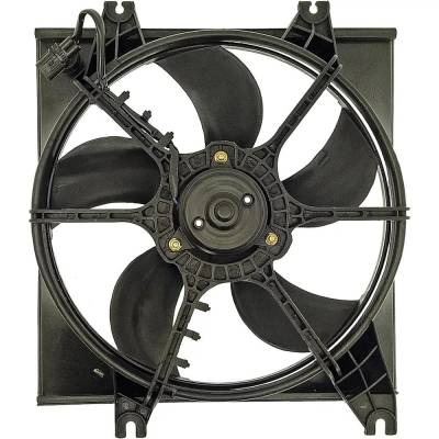 Rareelectrical - New Single Cooling Fan Assembly Compatible With Hyundai Accent Gs 4 Cyl 1.5L Accent Gl 4 Cyl 1.5L - Image 1