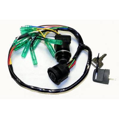 Rareelectrical - New Dual Engine Dash Mount Ignition Switch Compatible With Yamaha 150Hp 175Hp 200Hp 6-Cyl 2.6L Hpdi - Image 2