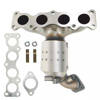 Front Direct-Fit Cat Converter Compatible With 2009-2010 Kia Hyundai Optima Sonata 2.4L 4-Cyl Dohc