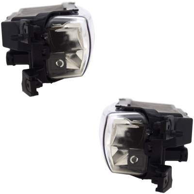 Rareelectrical - New Pair Of Fog Lights Compatible With Land Rover Range Rover Sport Svr Sport Utility Range Rover - Image 3