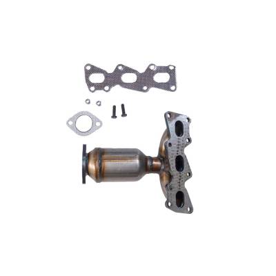 Front Direct-Fit Cat Converter Compatible With 2006-2007 Kia Hyundai Sedona Sonata 2.4L 4-Cyl Dohc