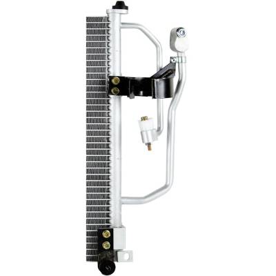 Rareelectrical - A/C Condenser Compatible With 1999 2000 2001 2002 Daewoo Lanos 1.6L L4 Dohc S Se Sport Sedan - Image 1