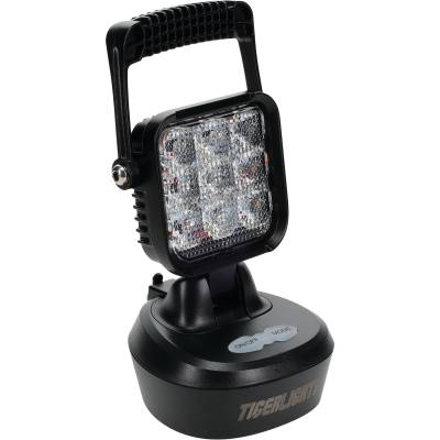 Led Magnetic Rechargeable Work Light And Flashing Amber Beacon Compatible With Tractor Truck Farm