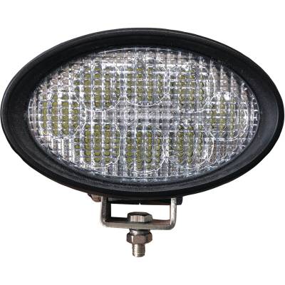 Rareelectrical - Led Oval Handrail Light 24W 2450 Lumens Flood 12-24V Swivel Mount Compatible With Massey Ferguson - Image 4