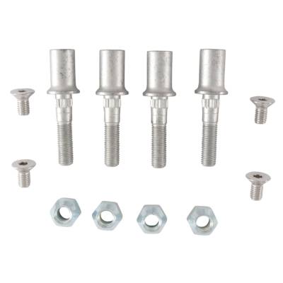 Rareelectrical - Wheel Stud And Lug Nut Kit 8 Studs 4 Lug Nuts M10x1.25 36Mm Length 9.6Mm Shaft Diameter Grade 12.9 - Image 4