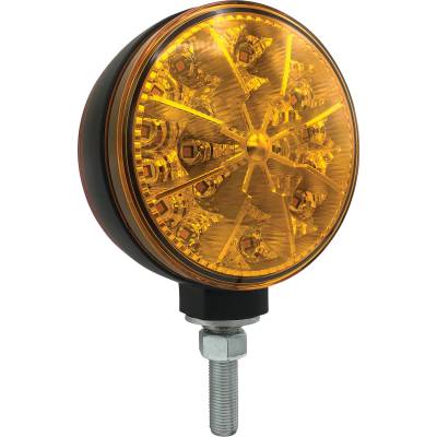 Rareelectrical - Led Warning Light Double-Sided Red Amber Compatible With John Deere 3300 4400 4420 4425 6600 6620 - Image 3