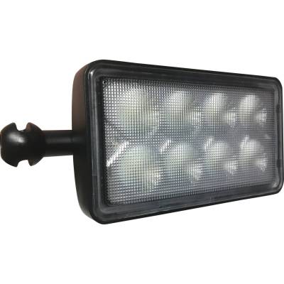 Rareelectrical - Led Flood Light 3200 Lumens 40W Dual Mount Plug Play Compatible With John Deere 8100 8110 8200 8210 - Image 2