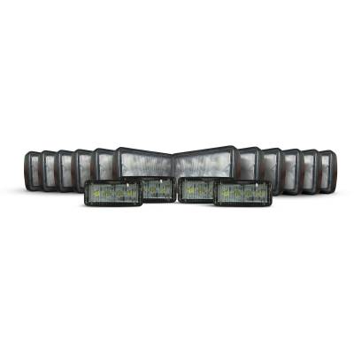 Rareelectrical - Led Cab Headlight Fender Light Kit Compatible With John Deere 8000 Series Tractor 8100 8200 8300 - Image 2
