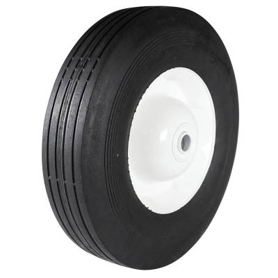 Ball Bearing Wheel 10X2-3/4 Inch Heavy Duty Steel 5/8 Inch Bore 2-1/4 Hub Compatible With Lawn Mower
