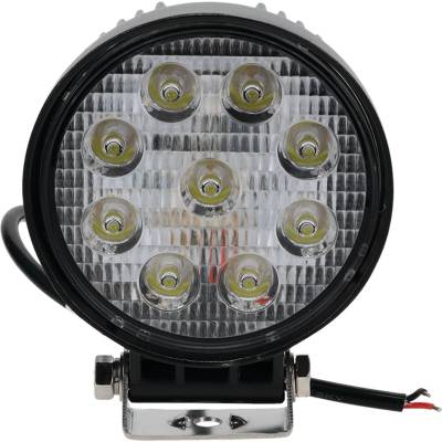 Rareelectrical - Led 27 Watt Round Spot Beam Work Light Compatible With Tractor Combine Excavator Loader Truck Atv - Image 3