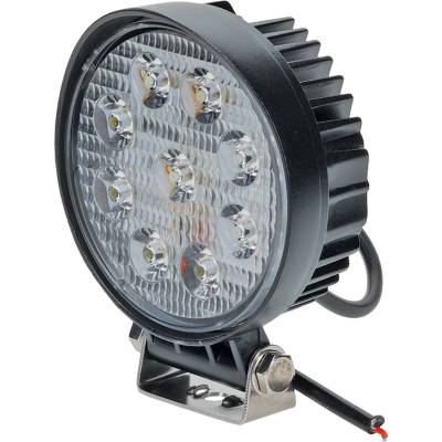Rareelectrical - Led 27 Watt Round Spot Beam Work Light Compatible With Tractor Combine Excavator Loader Truck Atv - Image 2