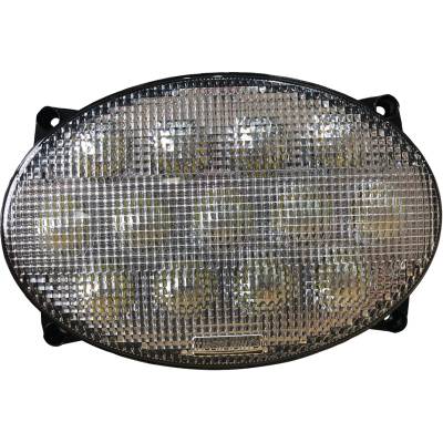 Rareelectrical - Led Oval Headlight Spot Flood Combo 5000 Lumens 65W Hi Lo Beam 12-24V Plug Play Compatible With - Image 2