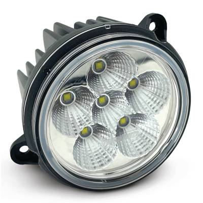 Rareelectrical - Led Round Headlight Compatible With Kubota M7-171P M7-171Pb M7-171Pkvt M7-171S M7-172P M7-172Pkvt - Image 2