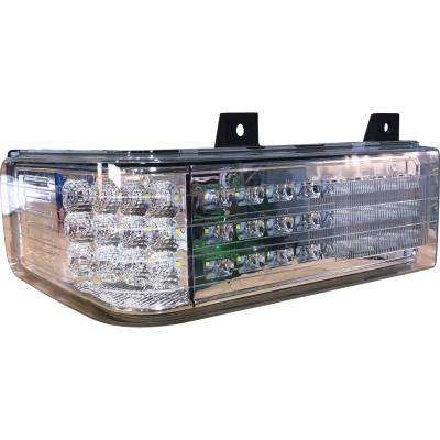 Rareelectrical - Right Led Headlight Spot Flood Compatible With Ford New Holland 8670 8770 8870 8970 8670A 8770A - Image 2