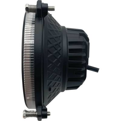 Rareelectrical - Led Headlight 5.5 Round Hi Lo Compatible With Massey Ferguson 6445 6455 6460 6465 6470 6400 Series - Image 2