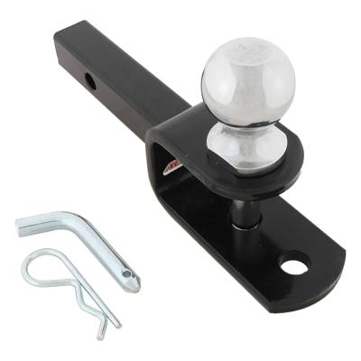 1-1/4 In Receiver Atv Utv Ez Hitch Ball Mount 2 In Chrome Ball Rust Resistant Compatible With