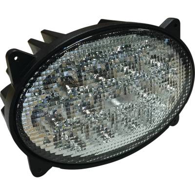 Rareelectrical - Led Oval Hood Headlight Hi/Lo Compatible With John Deere 8130 8230 8330 8430 8530 9120 9220 9320 - Image 2