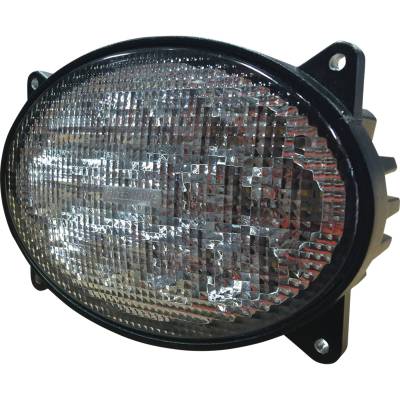 Rareelectrical - Led Oval Hood Headlight Hi/Lo Compatible With John Deere 8130 8230 8330 8430 8530 9120 9220 9320 - Image 3