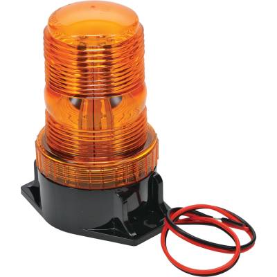 Rareelectrical - 360 Degree Led Warning Beacon Amber Flood Flashing Light Compatible With Agricultural Industrial - Image 4