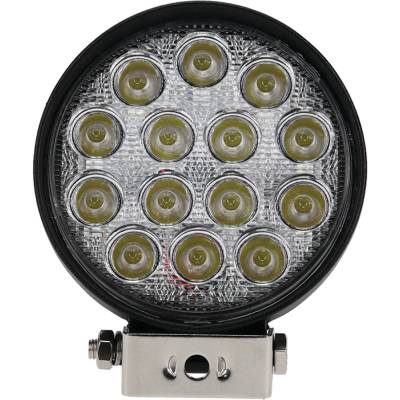Rareelectrical - Led 42 Watt Round Flood Beam Work Light Compatible With Tractor Combine Excavator Loader Truck Atv - Image 5