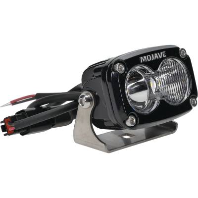 Rareelectrical - Mojave Series 2X3 Inch Led Racing Light 2000 Lumens 20W 12-24V 3 Lenses Spot Flood Combo Heavy Duty - Image 1