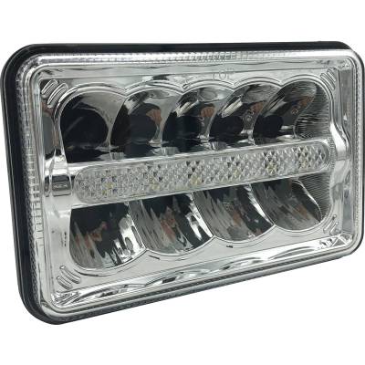 Rareelectrical - 4X6 Led High Low Beam Headlight Compatible With Kubota L2600 L2800 L2900 L3000 L3010 L3130 L3300 - Image 1