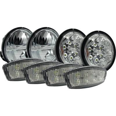 Rareelectrical - Complete Led Light Kit Compatible With 2009-2014 Kubota M6 Series M6-101Dtc M6-111Dtc M6-131Dtc - Image 1