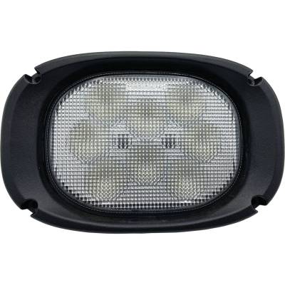 Rareelectrical - Led Flush Mount Rectangular Headlight 3000 Lumens Flood 32W 12-24V Compatible With Gehl Sl7810 - Image 2