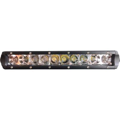 Led Spot Flood Combo Light Bar 50 Watt 5700 Lumens 10 Inch Single Row Compatible With 12V 24V Truck