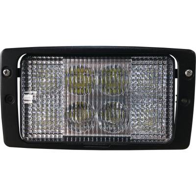 Rareelectrical - Led Flush Mount Hi Lo Light 3500 Lumens 40W H4 12-24V Compatible With Massey Ferguson 6140 6150 6160 - Image 2