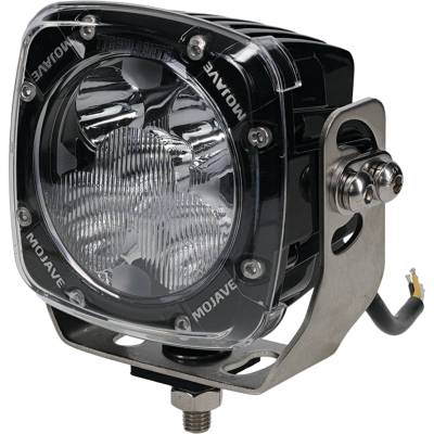 Rareelectrical - Mojave Series Dual 4 Inch Led Racing Light Kit 10000 Lumens 100W 12-24V 2 Lights Harness Lens Covers - Image 3