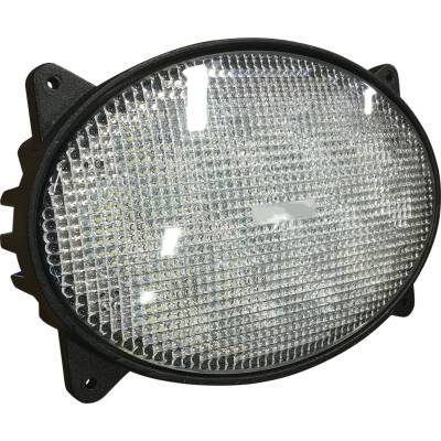 Rareelectrical - Led Oval Combine Roof Light Flood 6000 Lumens 65W 12-24V Plug And Play Compatible With Case Ih - Image 2