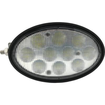 Rareelectrical - Led Oval Flood Work Light 50W 4500 Lumens Swivel Mount Plug And Play Compatible With Kubota M7-151S - Image 3