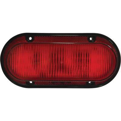 Rareelectrical - Led Red Oval Tail Light Compatible With 1972-1977 John Deere 4030 4230 4430 4630 30-Series Tractors - Image 2