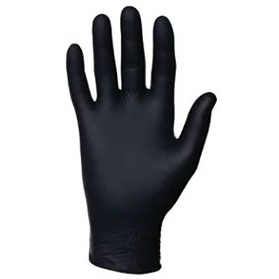 Rareelectrical - Disposable Nitrile Gloves Xlarge Black 100 Pack Powder Free Compatible With Tractor Mower Atv Utv - Image 2