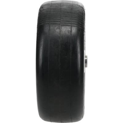 Rareelectrical - Solid Flat Free Wheel Assembly 11X4.00-5 Smooth 1/2 Bore 4-1/2 Hub Bearings Fits Toro Grandstand 48 - Image 3