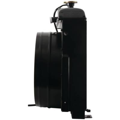 Rareelectrical - Radiator Compatible With Allis Chalmers D15 Gas Engine S/N 9001 And Up All Aluminum 4-Row Core Brass - Image 3