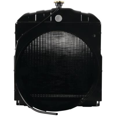 Rareelectrical - Radiator Compatible With Allis Chalmers D15 Gas Engine S/N 9001 And Up All Aluminum 4-Row Core Brass - Image 2