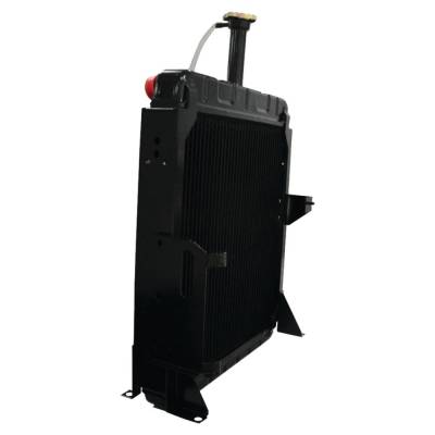 Rareelectrical - Radiator 3 Row 17.5 X 18.375 Inch Core Compatible With Case Ih 684 784 Utility Tractor D239 D246 4 - Image 3