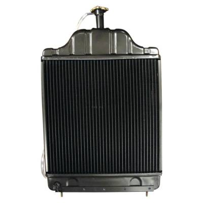 Rareelectrical - Radiator 3 Row 17.75 X 18.25 Inch Core Compatible With Case 580C 584C 585C 586C Backhoe Loader - Image 4