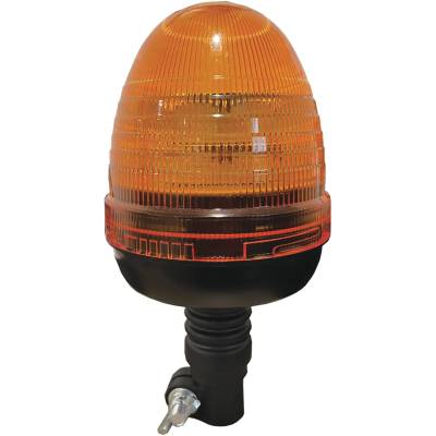 Rareelectrical - 48W Led Amber Warning Beacon Light Compatible With 12-24V Tractor Forklift Truck Snowplow School Bus - Image 2
