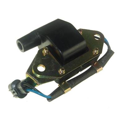 Rareelectrical - Ignition Coil Compatible With 1987-1992 Mitsubishi Galant 2.0L L4 Distributor Coil 2-Pin Sedan - Image 2
