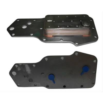 Engine Oil Cooler Compatible With 1987-1997 Case 580K/580Sk 4Bt/4Bta 3.9L 239 Cid Brick Type 5-Plate