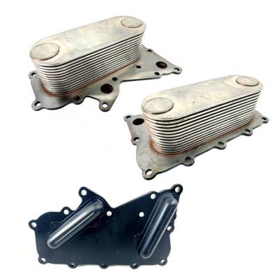 Rareelectrical - Engine Oil Cooler Assembly Compatible With 2007-2016 Caterpillar 120M/12M/140M C6.6 6.6L 403 Cid - Image 2
